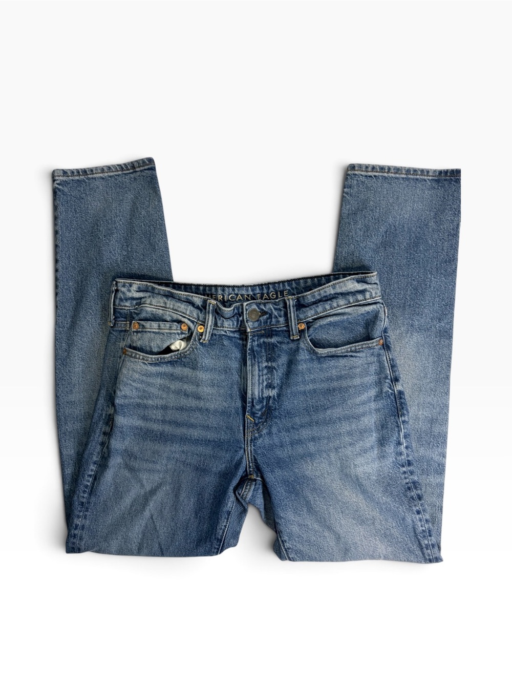 American Eagle EasyFlex Slim Straight Jeans Men’s 32x34 Medium Wash